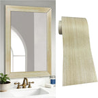 DESOMINOR 32FT Peel &Stick Wood Grain Wallpaper Border Removable Waterproof by DESOMINOR