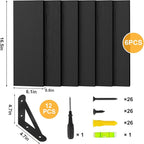 YGEOMER Wall Shelves for Bedroom, 16.5 Inch Floating Shelves for Wall, Shelves - Image 7