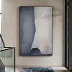Extra Large Framed Neutral Abstract Wall Art by Cuspin