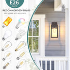MAXvolador Outdoor Wall Sconce, Exterior Waterproof Wall Lantern Light Fixture - Image 6