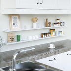 RICHER HOUSE 8 Set Floating Wall Mounted Shelves, Nursery Hanging Book Shelves - Image 4
