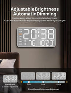 MASHI 8.4''Large Digital Wall Clock, Led Alarm Clock - Image 4