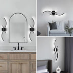 CANEOE Modern LED Wall Sconce Set of Two, 6000K Warm White Led Wall Light - Image 9