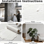 3D Wall Panels - 4PCS 47.2"x23.6" Faux Stone Peel and Stick Wall Covering - MCM - Image 5