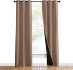 NICETOWN 100% Blackout Curtains Thermal, Noise Reduction and Privacy Curtains - Image 2