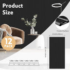 RITOLLO 12 Pack Acoustic Wall Panels, 47.2X23.6X0.4 inch Decorative - Image 2