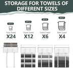 Towel Racks for Bathroom, Bathroom Shelf Over Toilet, Floating Shelves - Image 6