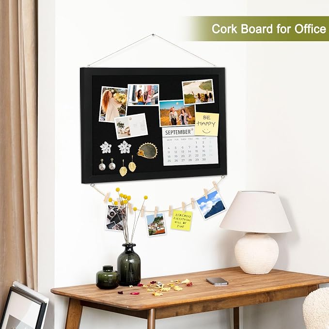 Double-Sided Black Cork Board - Image 6