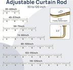 ENJOYBASICS Blackout Curtain rod - Image 5