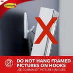 Command 5 lb Large Utility Hooks, 14 Hooks and 16 Strips, Damage-Free Hanging - Image 6