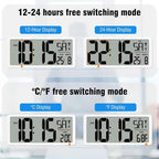 TXL Large Digital Wall Clock - Image 8
