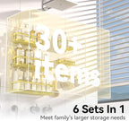 YASONIC Shower Caddy, 6 Pack Large Capacity Bath Organizer - Image 3