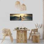 Jesus Walking on Water Wall Art Christian Picture Wall Decor - Image 2