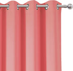 LEMOMO Coral Thermal Blackout Curtains/52 x 72 Inch/Set of 2 Panels Room - Image 6