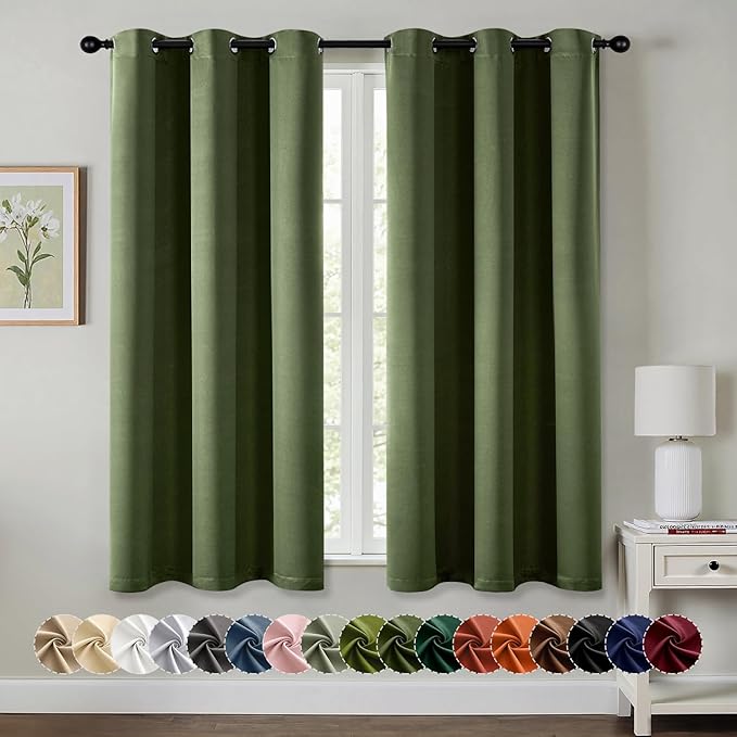 MIULEE Blackout Curtains for Bedroom Living Room 2 Panels, Thermal Insulated by MIULEE