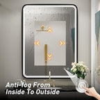 32x24 Inch LED Bathroom Mirror - Image 6
