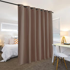 RYB HOME Privacy Curtain for Sliding Glass Door, Light Block Noise Reduce - Image 3
