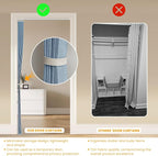 AJAZZ 100% Blackout Accordion Door Closet Door Curtain Invisible Applicable - Image 7