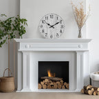 Wall Clock, 10 Inch Wall Clocks Battery Operated Silent Non Ticking, Country - Image 9