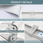 AOSKY Cordless Roller Shades Blackout Blinds - Image 7