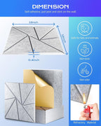 12 Pack Acoustic Panels, Sound Proof Foam Panels - Image 3
