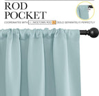 NICETOWN 2 Panels Blackout Curtains, Rod Pocket Thermal Insulated Drapes 84 - Image 5