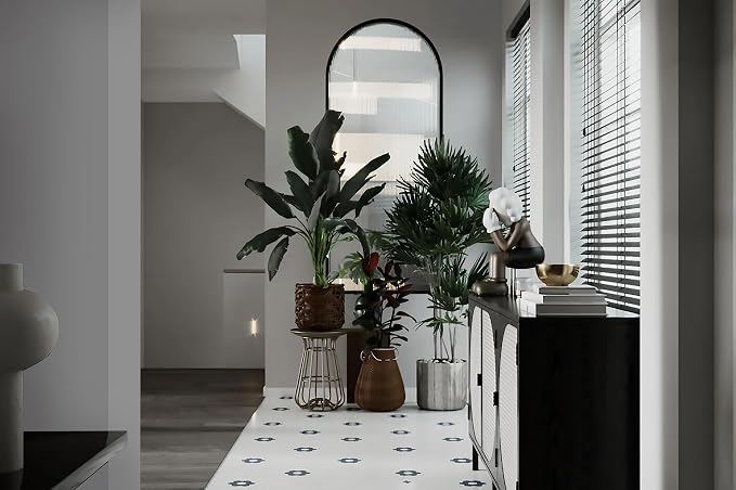 Dimoon 78.7''x17.7'' Grey Peel and Stick Wallpaper Contact Paper Modern Self - Image 6