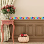 IVN Wallpaper Border Peel and Stick Decorative Wall Trim Self Adhesive Vibrant - Image 7