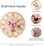 VIKMARI Home 14 Inch Battery Operated Silent Non-Ticking Vintage Wall Clock - Image 5