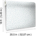NuWallpaper x Society Social Sea Fern Blue Mist Peel and Stick Wallpaper - Image 6