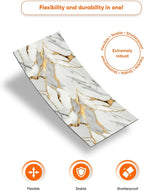 IZODEKOR 4 Pcs 24"x48" PVC Marble Wall Panels - Image 6