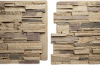 EverStone Cascade Faux Stone Panel, 48 5/8"W x 24 3/4"H x 1 1/4"D, Adobe Color - Image 8