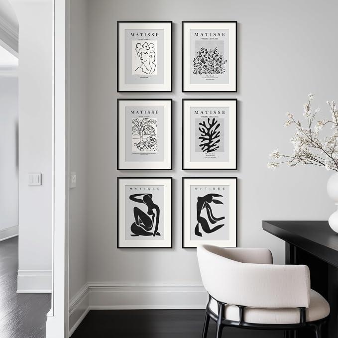 Framed Matisse Wall Art for Living Room, Abstract Aesthetic Pictures for Bedroom - Image 4