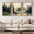 Framed Forest Landscape Wall Art by Cuspin