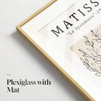 Framed Matisse Neutral Wall Art, Abstract Modern Minimalist Botanical Prints - Image 7