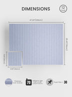 Bumusty Large Cork Board Alternative-48 x 36" Felt Bulletin Board Tiles - Image 2