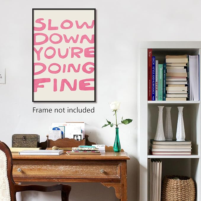 Yaasilinage Daily Reminder Positive Canvas Wall Art, Positive Affirmations Wall - Image 8