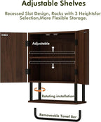 RUSTOWN Farmhouse Bathroom Wall Cabinet - Image 7