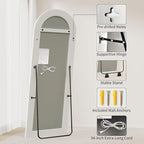 Koonmi LED Arched Full Length Mirror, Lighted Floor Mirrors - Image 6