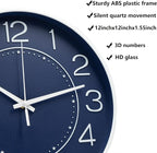 HZDHCLH 12inch Wall Clocks Battery Operated, Quartz Movement, Silent Non - Image 3