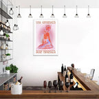 Liyark Spiritual Affirmation Art Poster Pink Woman Canvas Wall Art Aesthetic - Image 4