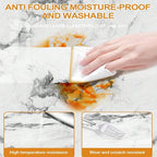 Chejiaye 22pcs Marble Peel and Stick Backsplash Waterproof Washroom Wall Panels - Image 8
