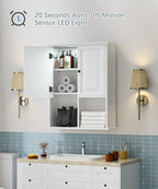 HAIOOU Bathroom Wall Cabinet - Image 4