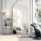 Dewfig Arched Full Length Mirror, Full Body Mirror - Image 3