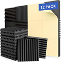 FONESO Acoustic Panels, High Density Soundproof Foam Panels, Fire Resistant by Foneso