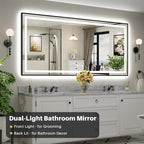 84x40 Inch LED Bathroom Mirror - Image 3