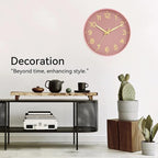 Roymnie Wall Clock 12 Inch Silent Wall Clocks Battery Operated-Modern Non - Image 5