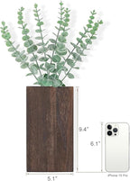Dahey 2 Pack Wood Wall Planter Vase - Image 4