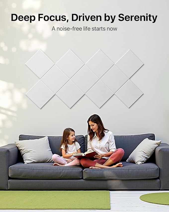 Soundsbay Mass Loaded Vinyl, Soundproof Wall Panels Self-adhesive, 12 Pack - Image 5