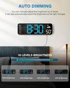Digital Wall Clock, Digital Clock Large Display - Image 3